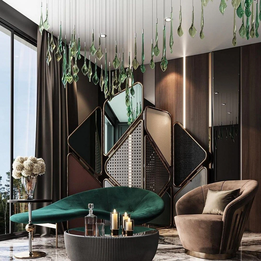 Композиция Droplet Harmony Green Hall Way