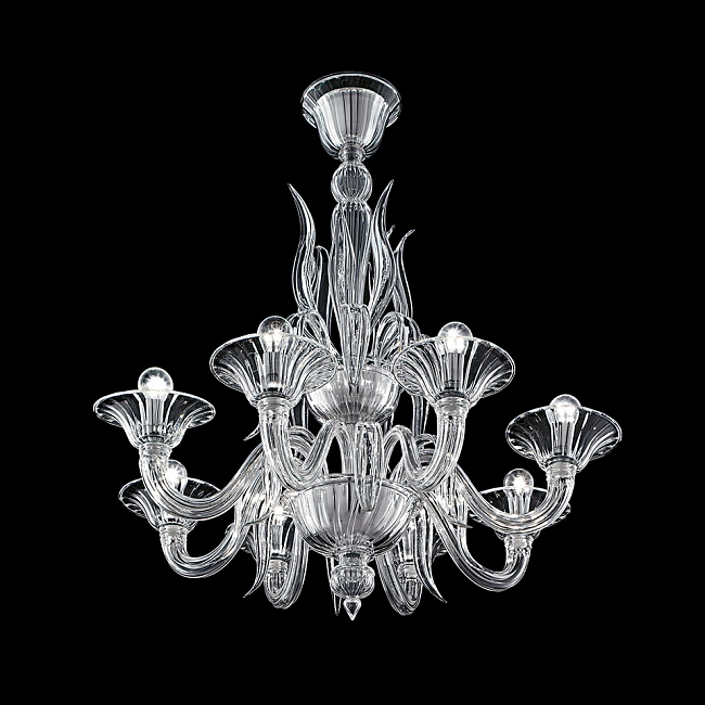Люстра Fauve Murano Clear