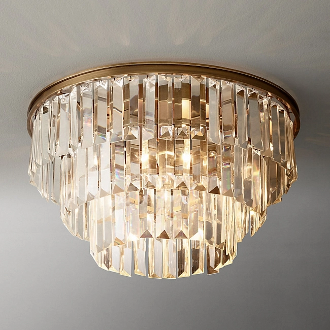Alaine Crystal Flushmount