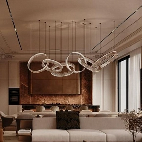 Люстра 6-Ring Flare Chandelier Crystal