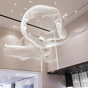 Snake Band Crystal Art Installation